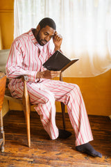 Cousin Jack Mens PJs - Red Stripe