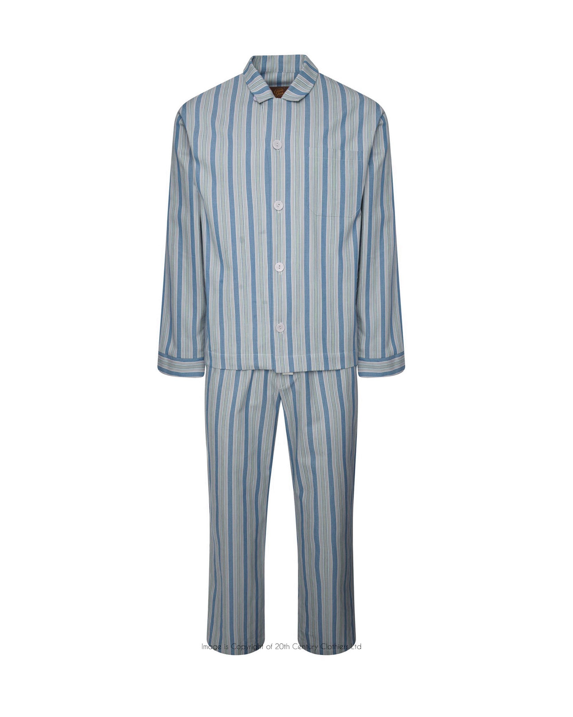 Cousin Jack Mens PJs - Blue Stripe