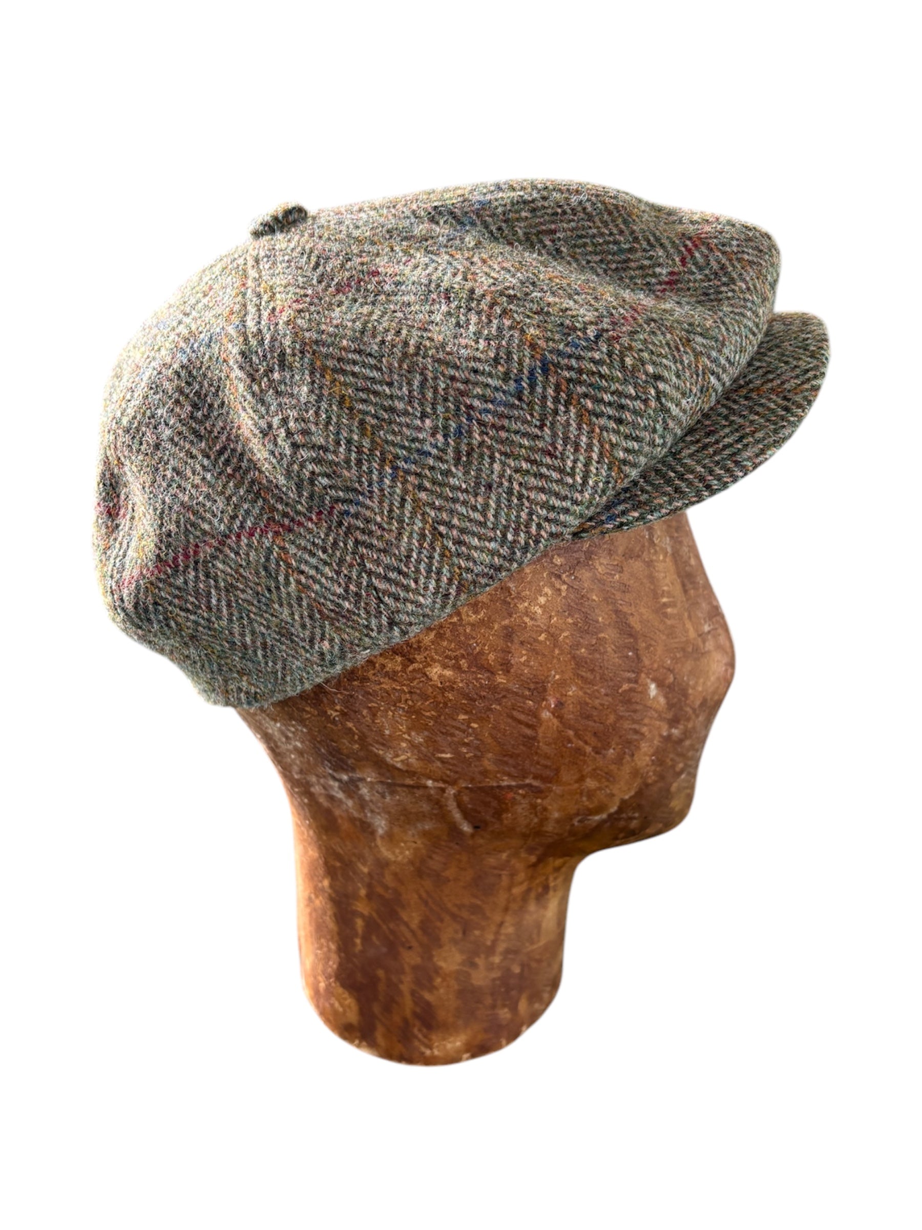 The Newsboy Cap - Moss Green Check