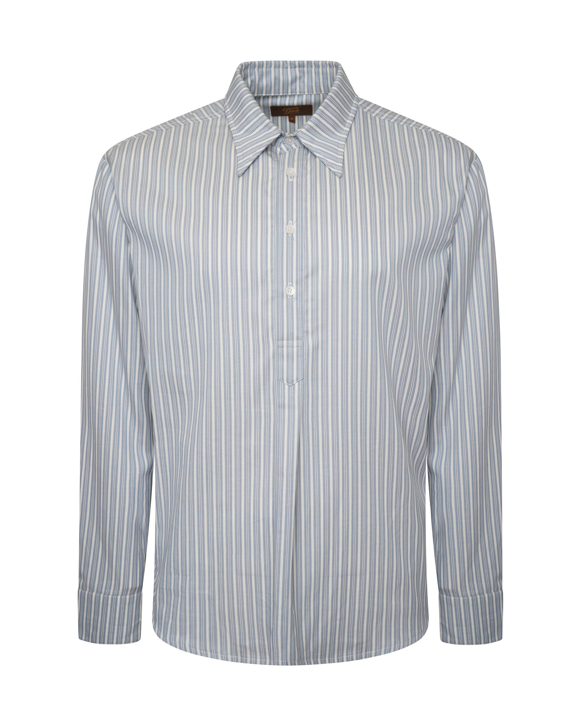 Casual Spear Collar Shirt in Stripe