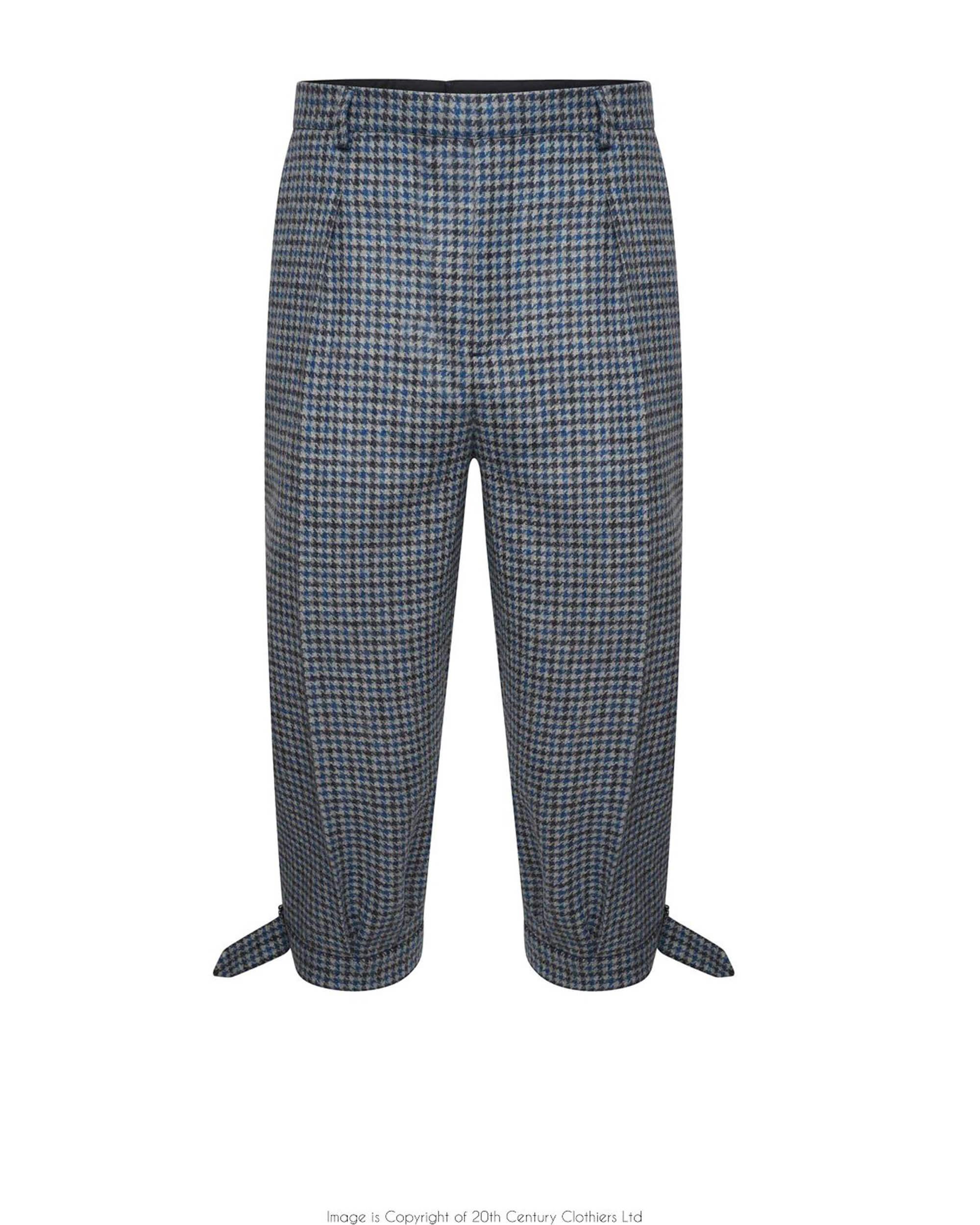 Plus Fours in Blue/Grey Check