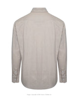 Casual Spear Collar Shirt in Ecru