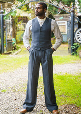 Classic Waistcoat - Charcoal Twill