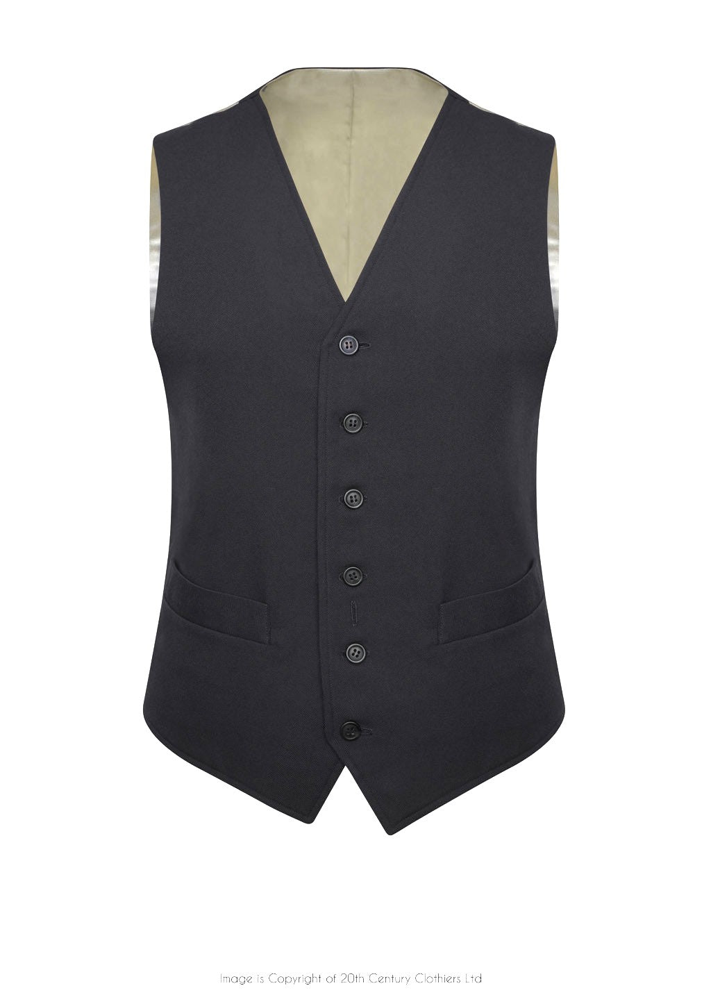 Classic Waistcoat - Charcoal Twill