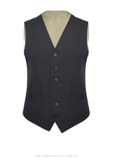 Classic Waistcoat - Charcoal Twill