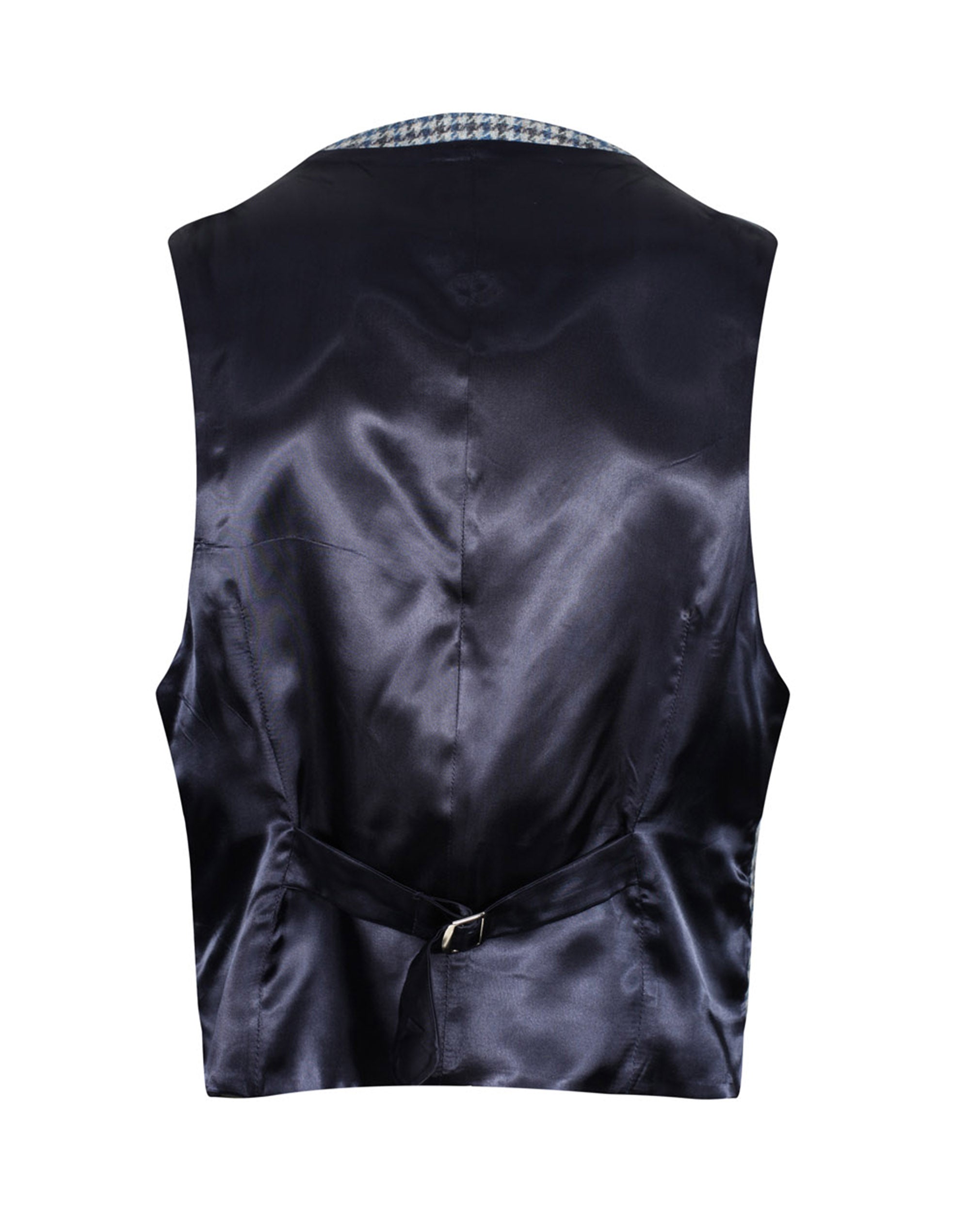 Classic Waistcoat - Blue/Grey Check