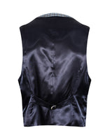 Classic Waistcoat - Blue/Grey Check