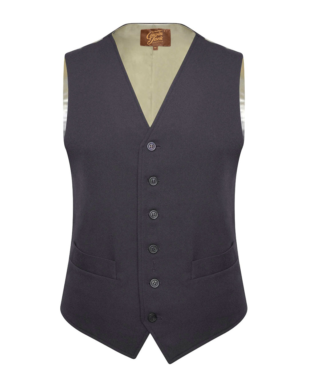 Classic Waistcoat - Charcoal Twill