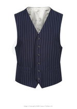 Classic Waistcoat - Pin Stripe Navy