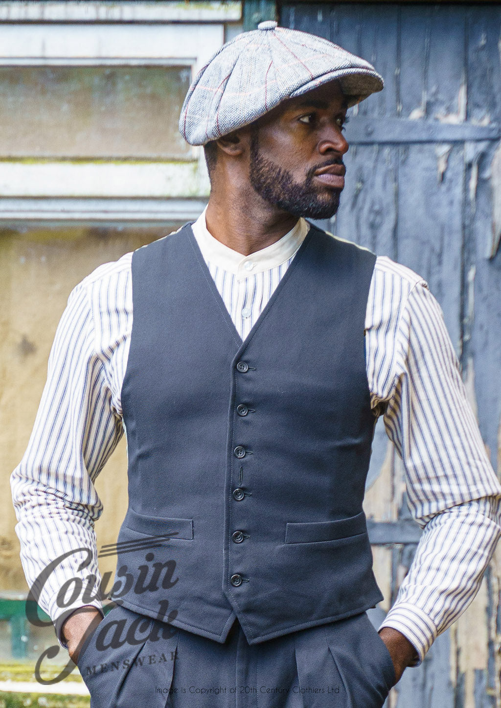 Classic Waistcoat - Charcoal Twill